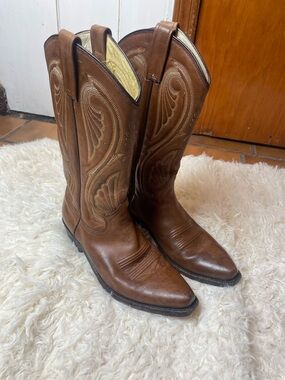 Botas Jaca leather cowboy boots sz9
